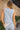 Camden Blue Denim Scalloped Top - Back view