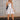Brit Ivory & Black Floral Mini Dress - full body front view