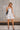Brit Ivory & Black Floral Mini Dress - full body front view