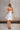 Brit Ivory & Black Floral Mini Dress - full body back view