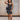 Clea Black & White Polka Dot Mini Skirt - full body front view