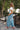 Lena Light Denim Barrel Leg Overalls- side view