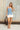 Allie Strapless Denim Top - full body front view