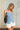 Allie Strapless Denim Top - front view