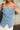 Allie Strapless Denim Top - close up front view