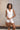 Darcy Beige Linen Vest - front view -  front view