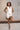 Darcy Beige Linen Shorts - full body front view