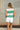 Becca Ivory & Green Striped Knit Top - back