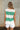 Becca Ivory & Green Striped Knit Top - back view