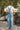 Lena Light Denim Barrel Leg Overalls- full back view