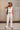 Verona Natural Linen Pants - full body front view
