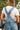 Lena Light Denim Barrel Leg Overalls- close up top back view