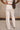 Verona Natural Linen Pants - back view