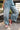 Lena Light Denim Barrel Leg Overalls- close up front view