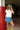 Jessie Medium Wash Denim Skort - front view