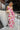 Florence Pink Floral Tiered Maxi Dress - full body front view