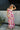 Florence Pink Floral Tiered Maxi Dress - front
