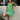 Elody Green Crochet Mini Dress - full body