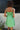Elody Green Crochet Mini Dress - back view