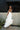 Ariana White Tiered Starfish Maxi Dress - full body side view