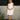 Brenna Cream Scarf Draped Mini Dress - full body front view