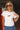 Americana Beaded Hotdog Graphic Tee - front view