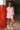 Rae Red & White Striped Flag Shorts - full body front view