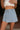 Evie Light Wash Denim Skort - close up front