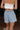 Evie Light Wash Denim Skort - back