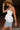 Millie White Eyelet Scalloped Tank Top - side