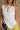Margo Ivory Asymmetric Polka Dot Tank - close up front view