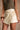 Gena Pale Yellow Denim Skort - frontal side view