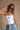 Lina White American Flag Tank Top - front
