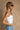 Lina White American Flag Tank Top - side