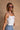 Lina White American Flag Tank Top - frontal side view