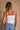 Lina White American Flag Tank Top - back view