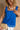 Taryn Blue Geometric Tank Top - close up front view