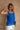 Taryn Blue Geometric Tank Top - view of frontal side