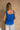 Taryn Blue Geometric Tank Top - back view