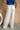 Drew Ivory Satin Wide Leg Pants - back view