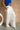 Drew Ivory Satin Wide Leg Pants - view of side