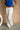 Drew Ivory Satin Wide Leg Pants - lower front view
