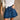 Paula Pleated Denim Mini Skirt - front 