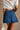 Paula Pleated Denim Mini Skirt - back