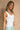 Cassidy Off White Scoop Neck Tank - frontal side view