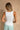 Cassidy Off White Scoop Neck Tank - back view