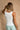 Cassidy Off White Scoop Neck Tank - back