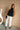 Cadie Black Tie Back Halter Tank - full body front view