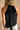 Cadie Black Tie Back Halter Tank - back view