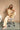 Jane Yellow & Ivory Striped Pants - sitting view